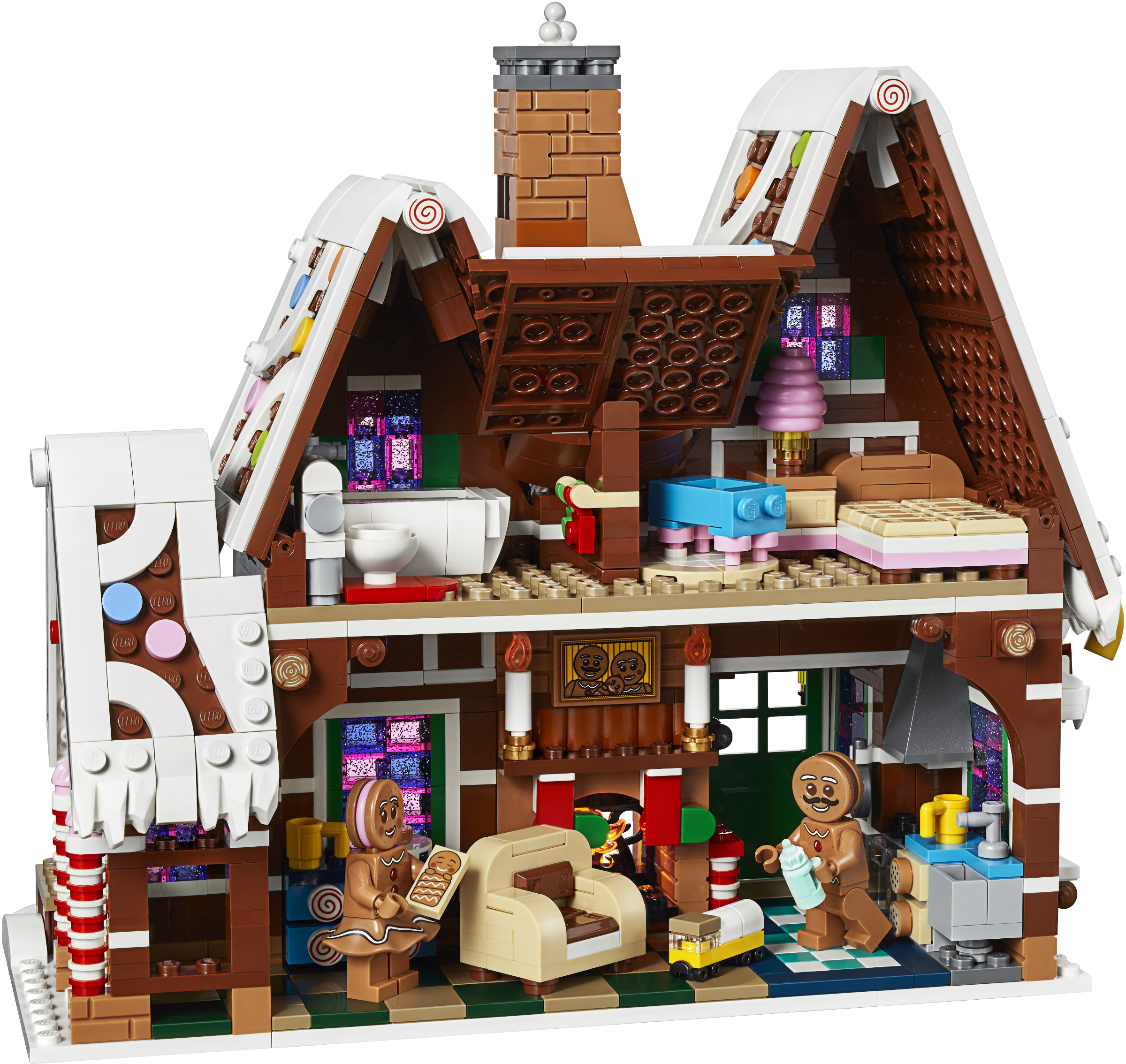 lego winter village gingerbread house