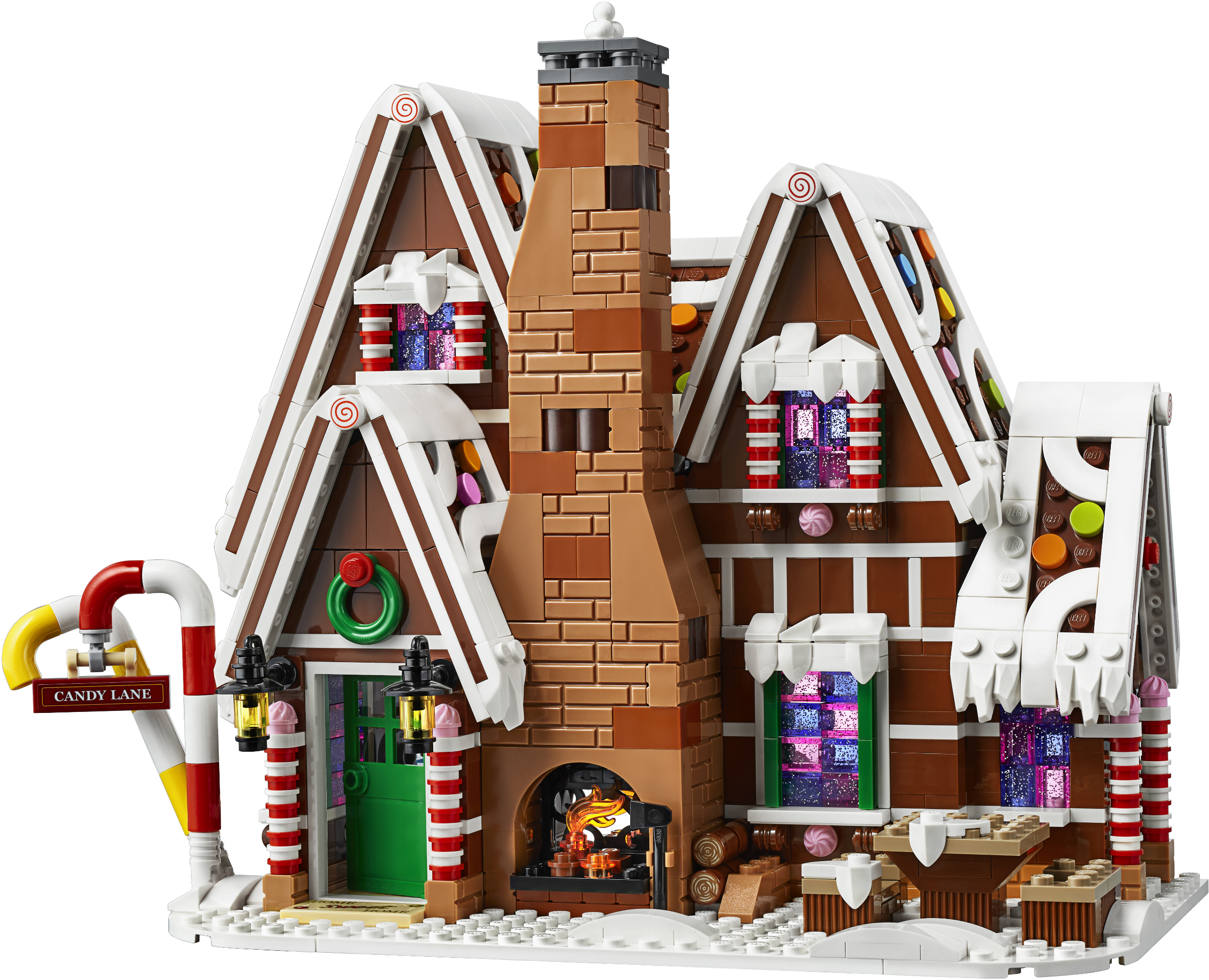 lego gingerbread house 2018
