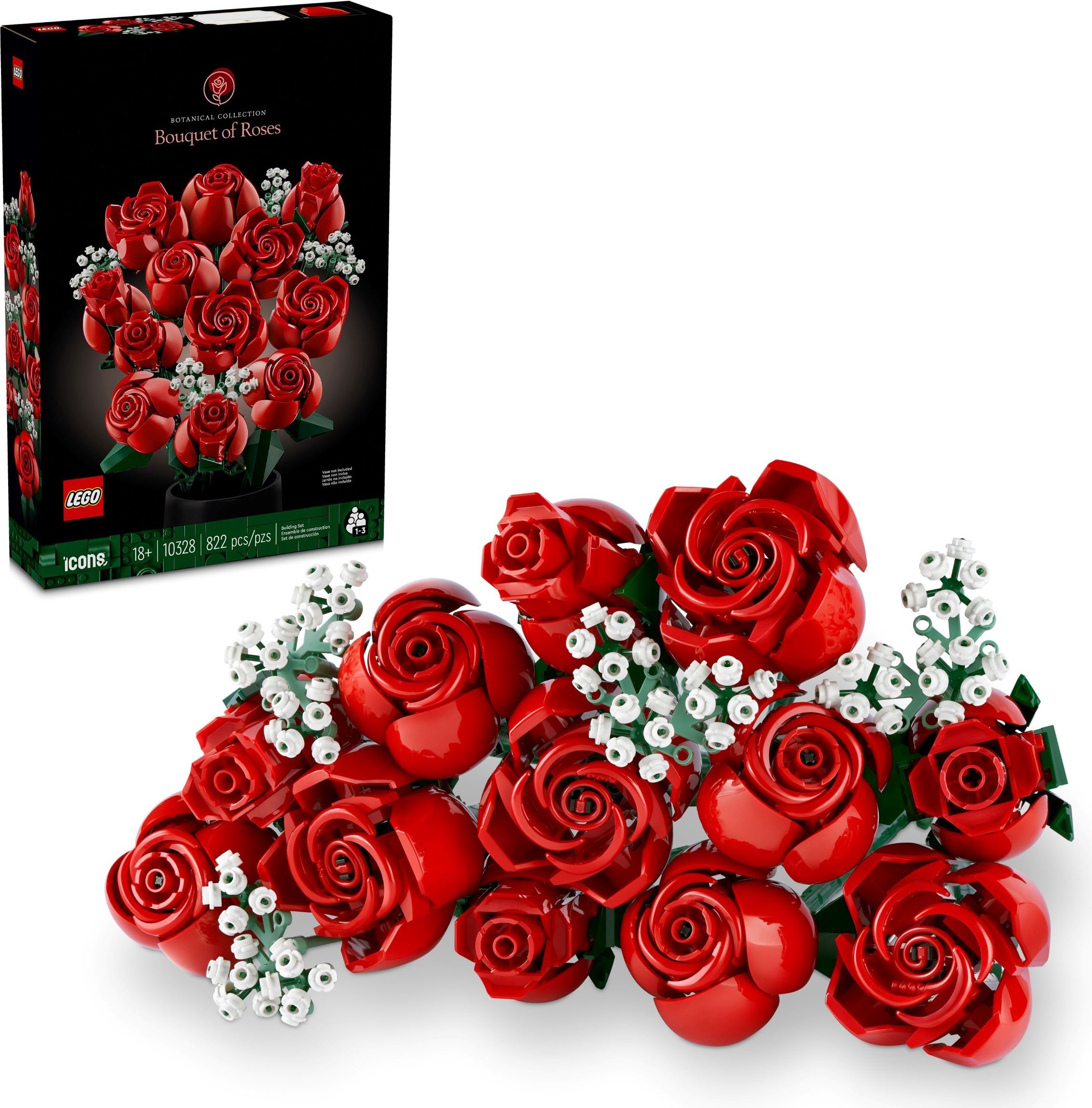 Rozenboeket LEGO-set afbeelding 2