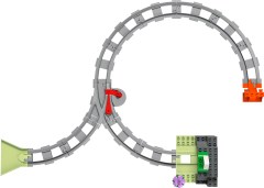 Treintunnel en rails uitbreidingsset LEGO-set afbeelding 5