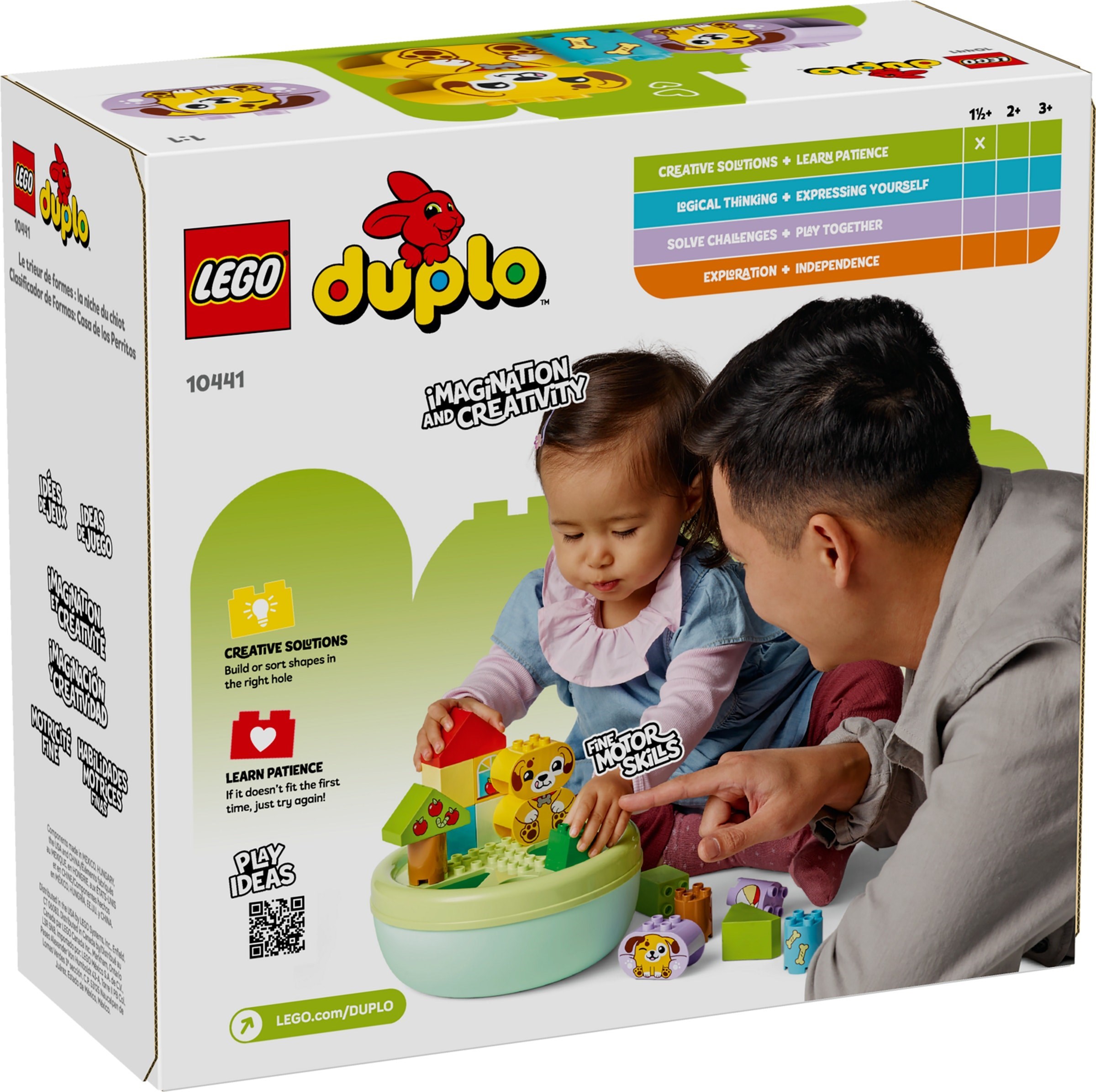 Vormenstoof: puppyhuis LEGO-set afbeelding 2