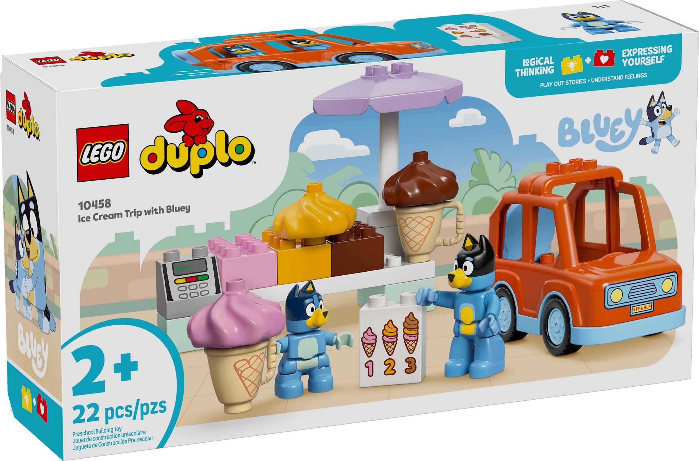 Een ijsje halen met Bluey LEGO-set afbeelding 2