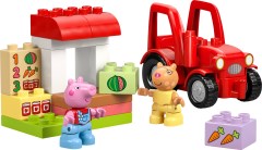 Tractor en marktkraam LEGO-set afbeelding 2