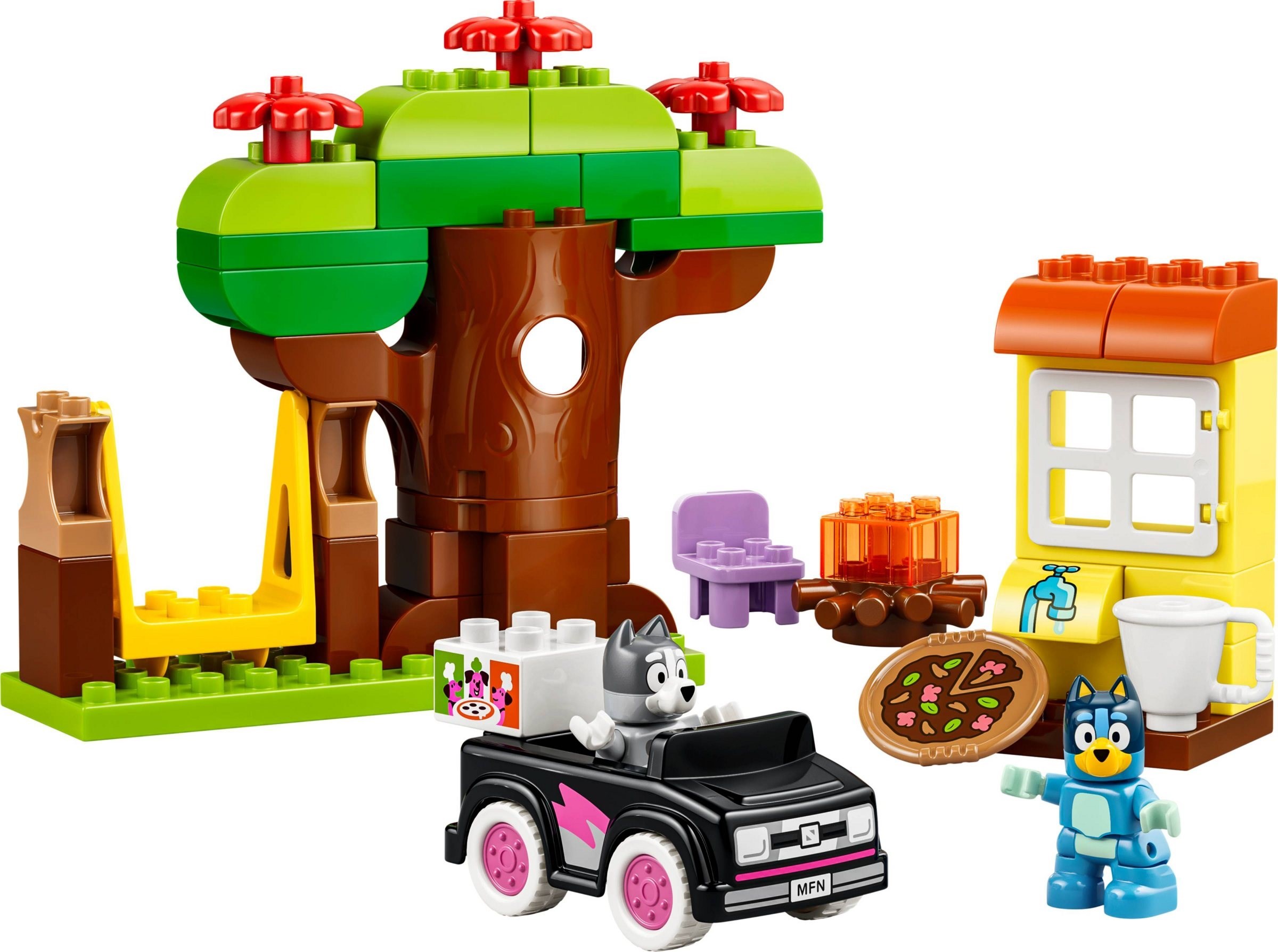Pizzameisjes met Muffin en Bluey LEGO-set afbeelding 2