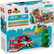 Brandweertruck met slang en brandweerman LEGO-set afbeelding 2