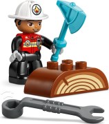 Brandweertruck met slang en brandweerman LEGO-set afbeelding 6
