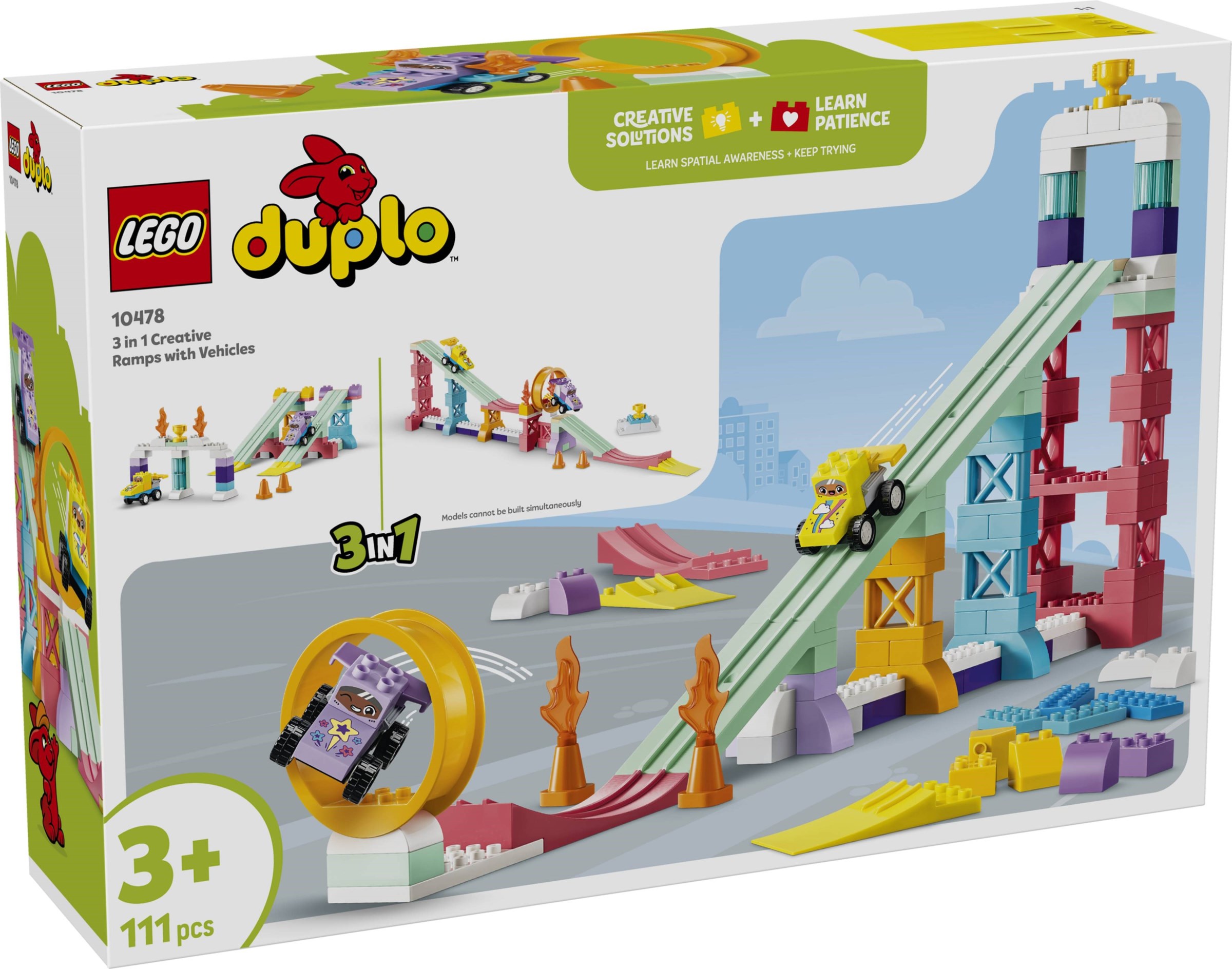 3-in-1 creatieve hellingen met voertuigen LEGO-set afbeelding 2