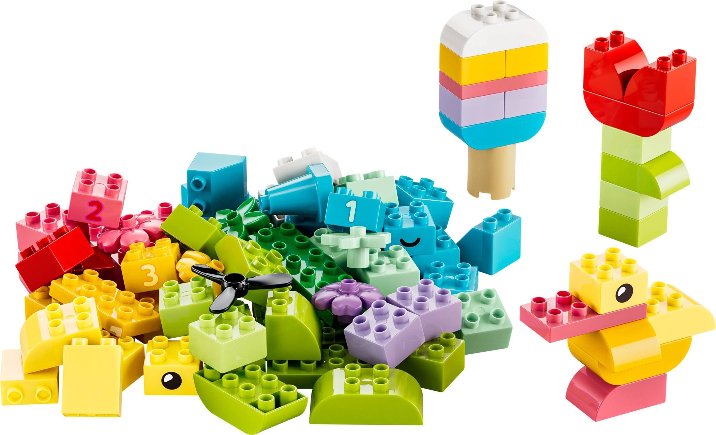 Kleurrijke creatieve doos LEGO-set afbeelding 2