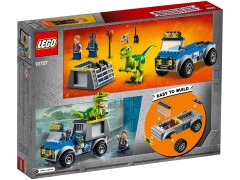 Конструктор LEGO (ЛЕГО) Juniors 10757 Грузовик спасателей для перевозки раптора Raptor Rescue Truck