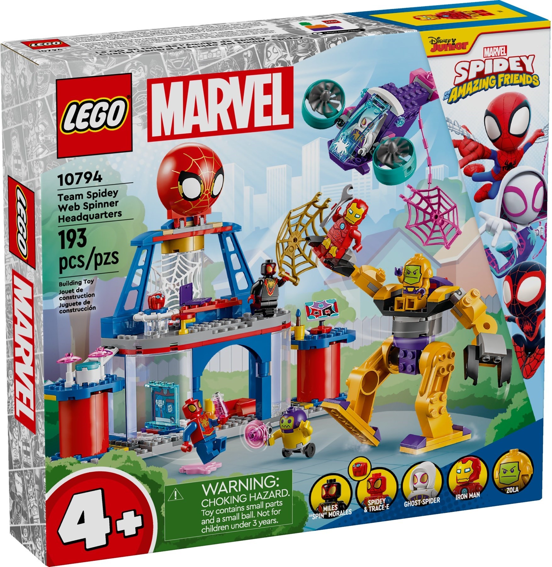 LEGO Team Spidey Web Spinner Headquarters set 10794