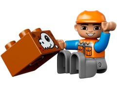 Конструктор LEGO (ЛЕГО) Duplo 10811 Экскаватор-погрузчик Backhoe Loader