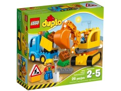 Конструктор LEGO (ЛЕГО) Duplo 10812 Грузовик и гусеничный экскаватор Truck & Tracked Excavator