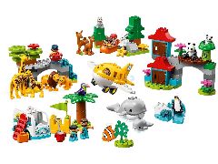 Конструктор LEGO (ЛЕГО) Duplo 10907 Животные мира  World Animals