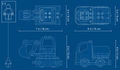 Truck & Tracked Excavator LEGO-set afbeelding 3