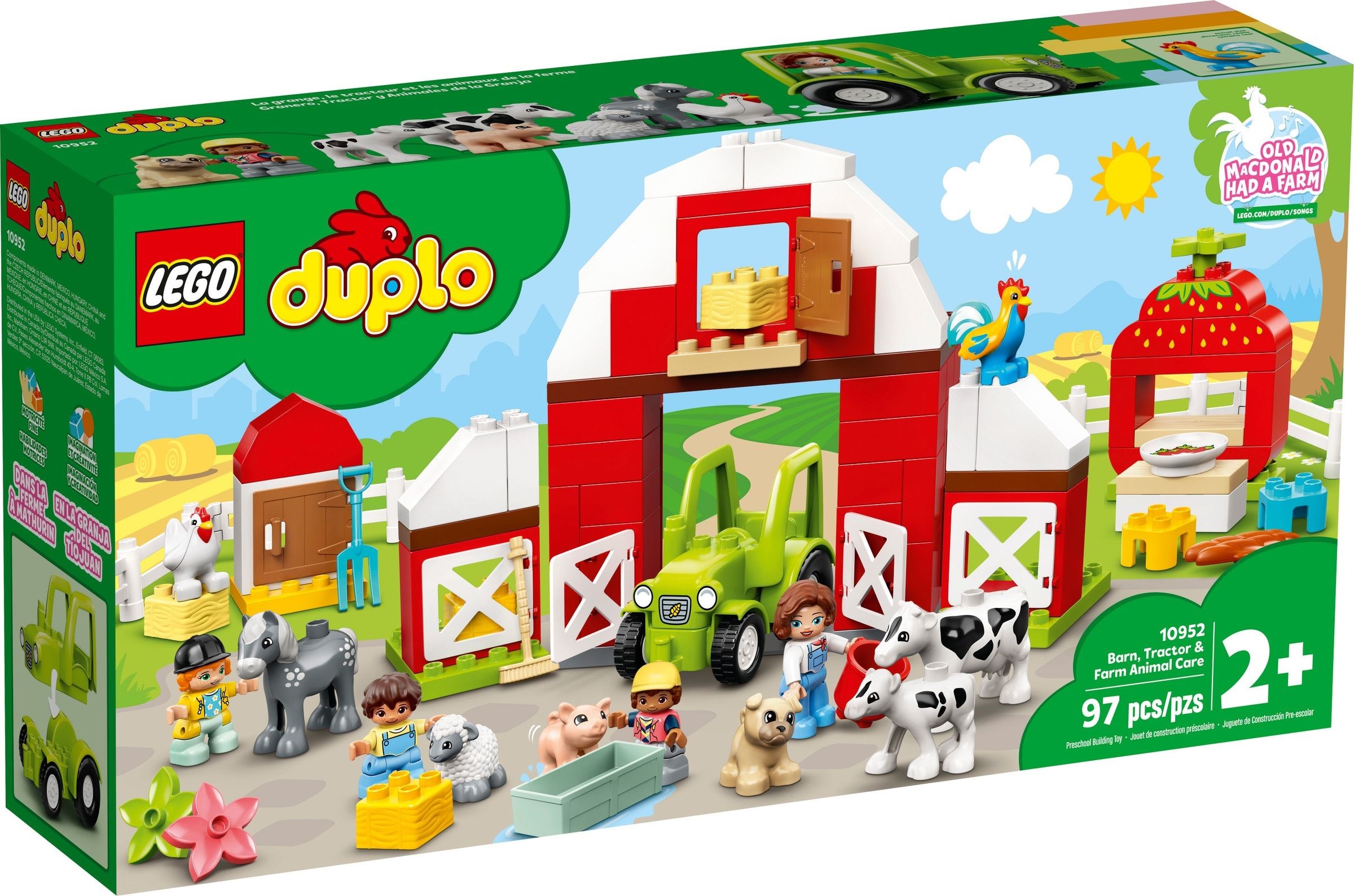 LEGO Barn, Tractor & Farm Animal Care set 10952
