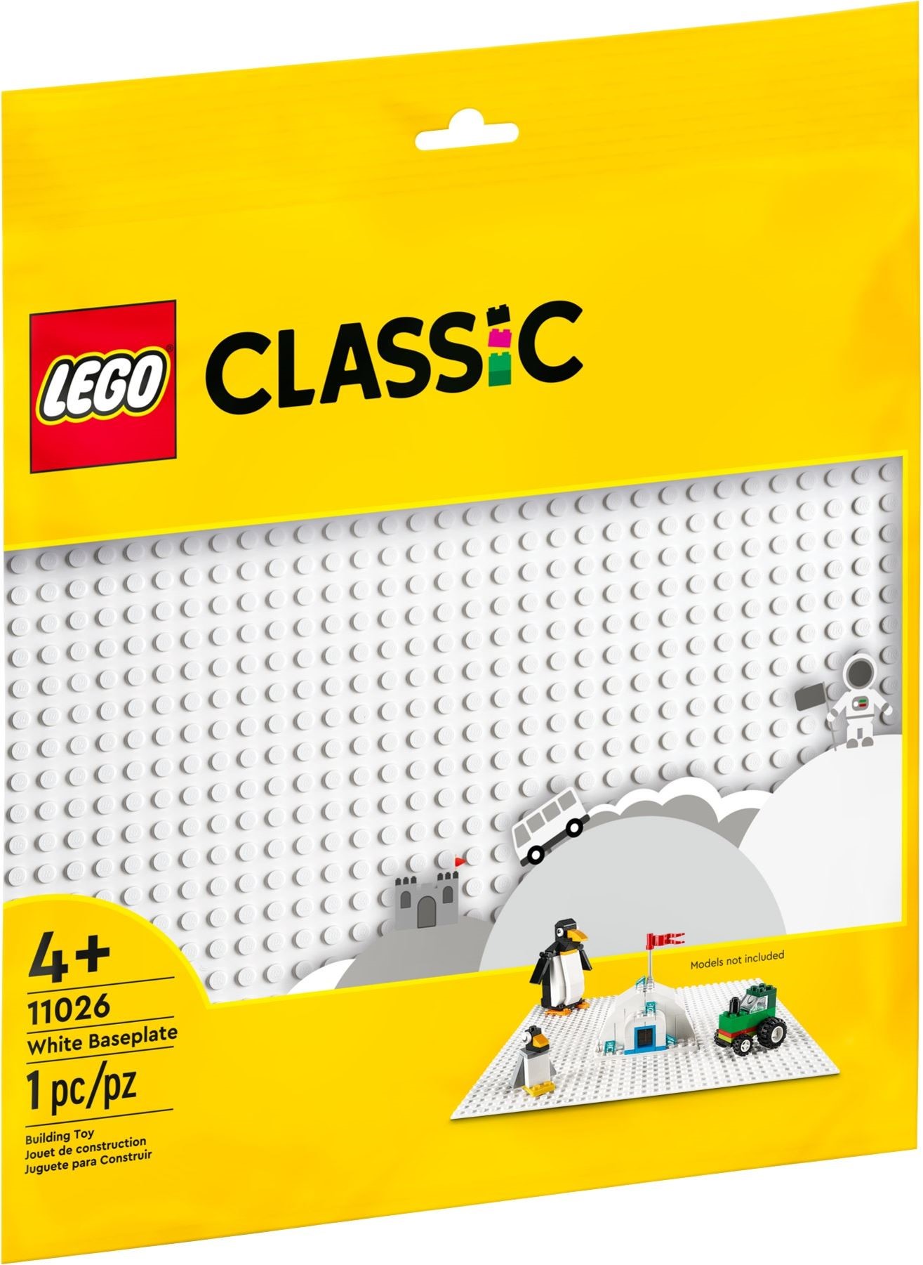 LEGO White Baseplate set 11026