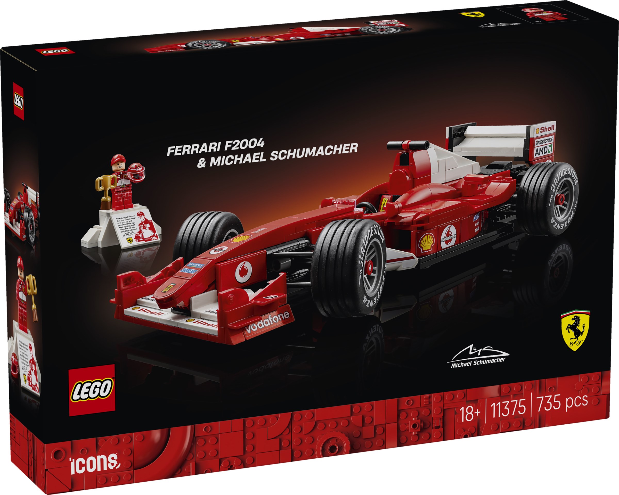 LEGO Ferrari F2004 & Michael Schumacher set 11375