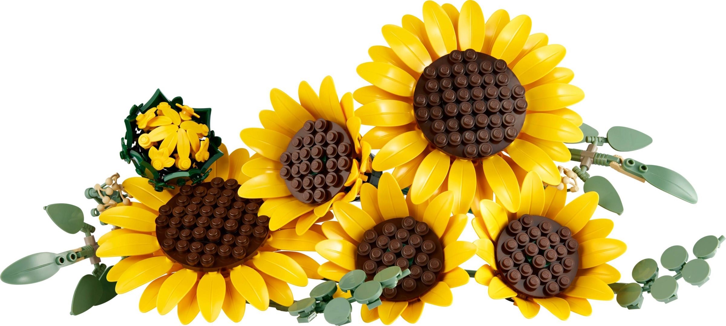 Boeket met zonnebloemen LEGO-set afbeelding 2