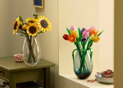 Boeket met zonnebloemen LEGO-set afbeelding 9