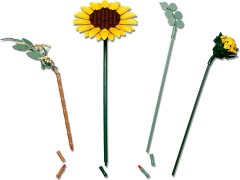 Boeket met zonnebloemen LEGO-set afbeelding 7