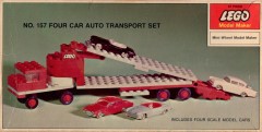 Конструктор LEGO (ЛЕГО) Samsonite 157  4 Car Auto Transport
