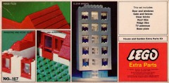 Конструктор LEGO (ЛЕГО) Samsonite 167  House and Garden Extra Parts Kit