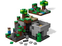 Конструктор LEGO (ЛЕГО) Ideas 21102 Микромир Minecraft Micro World: The Forest