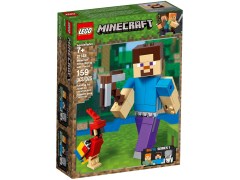 Конструктор LEGO (ЛЕГО) Minecraft 21148 Большие фигурки Стив с попугаем  Minecraft Steve BigFig with Parrot