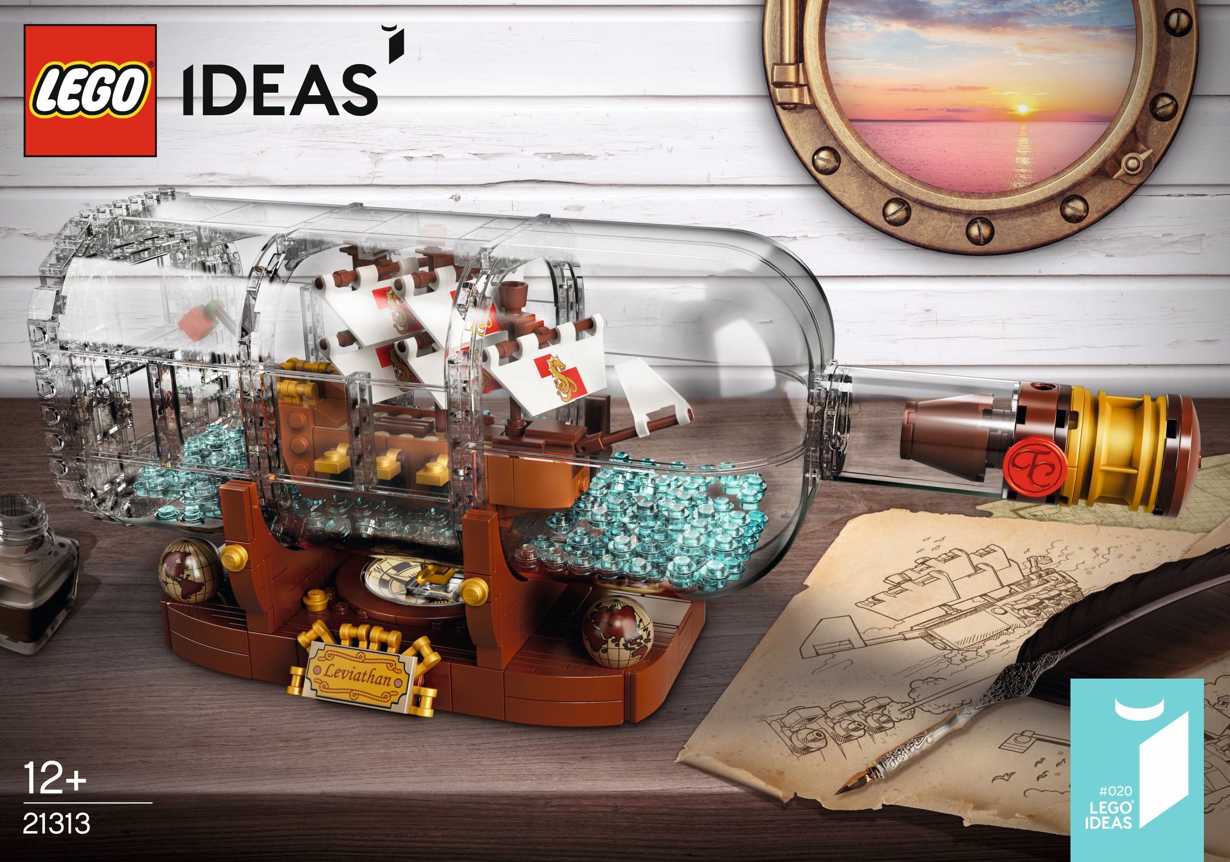 lego set ship in a bottle