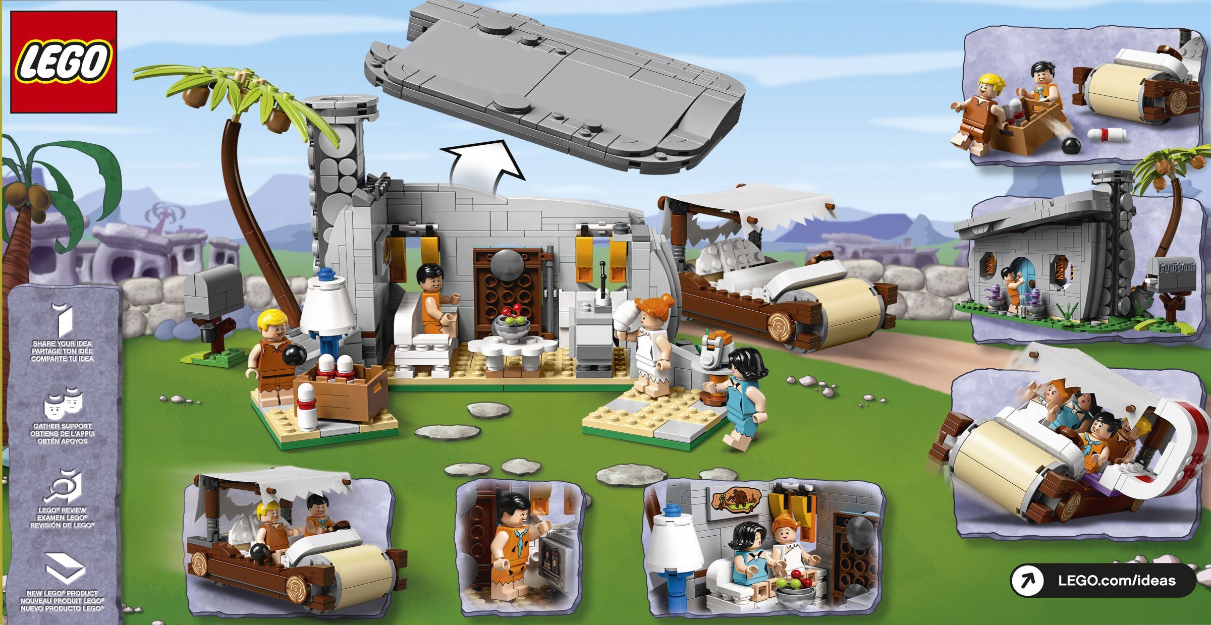 Go back to Bedrock with 21316 The Flintstones, the newest LEGO