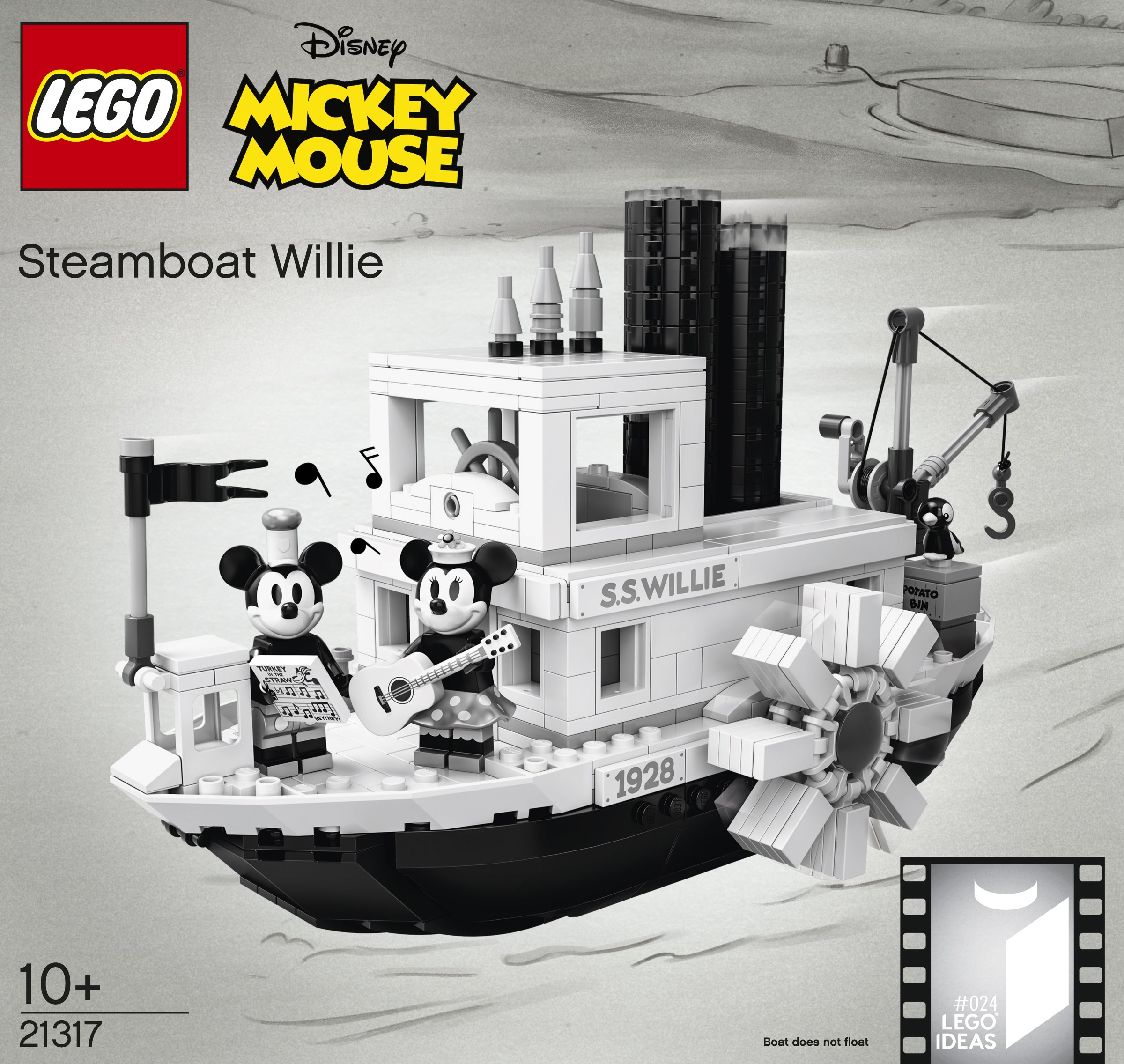 steamboat willie lego