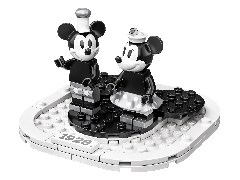 Конструктор LEGO (ЛЕГО) Ideas 21317 Пароходик Вилли Steamboat Willie