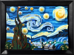 Vincent van Gogh - De sterrennacht LEGO-set afbeelding 5