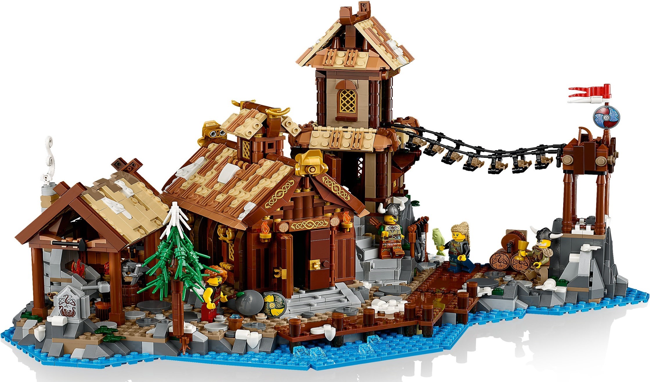 LEGO IDEAS 21343 VILLAGGIO VICHINGO, KIT MODELLISMO PER ADULTI DA  COSTRUIRE, GRANDE SET IDEA REGALO UOMO, DONNA, LUI E LEI - Toys Center