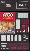 Конструктор LEGO (ЛЕГО) Samsonite 214_8  1 x 2 x 1 Window Frame