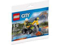 Конструктор LEGO (ЛЕГО) City 30350 Бурильная машина Volcano Jackhammer