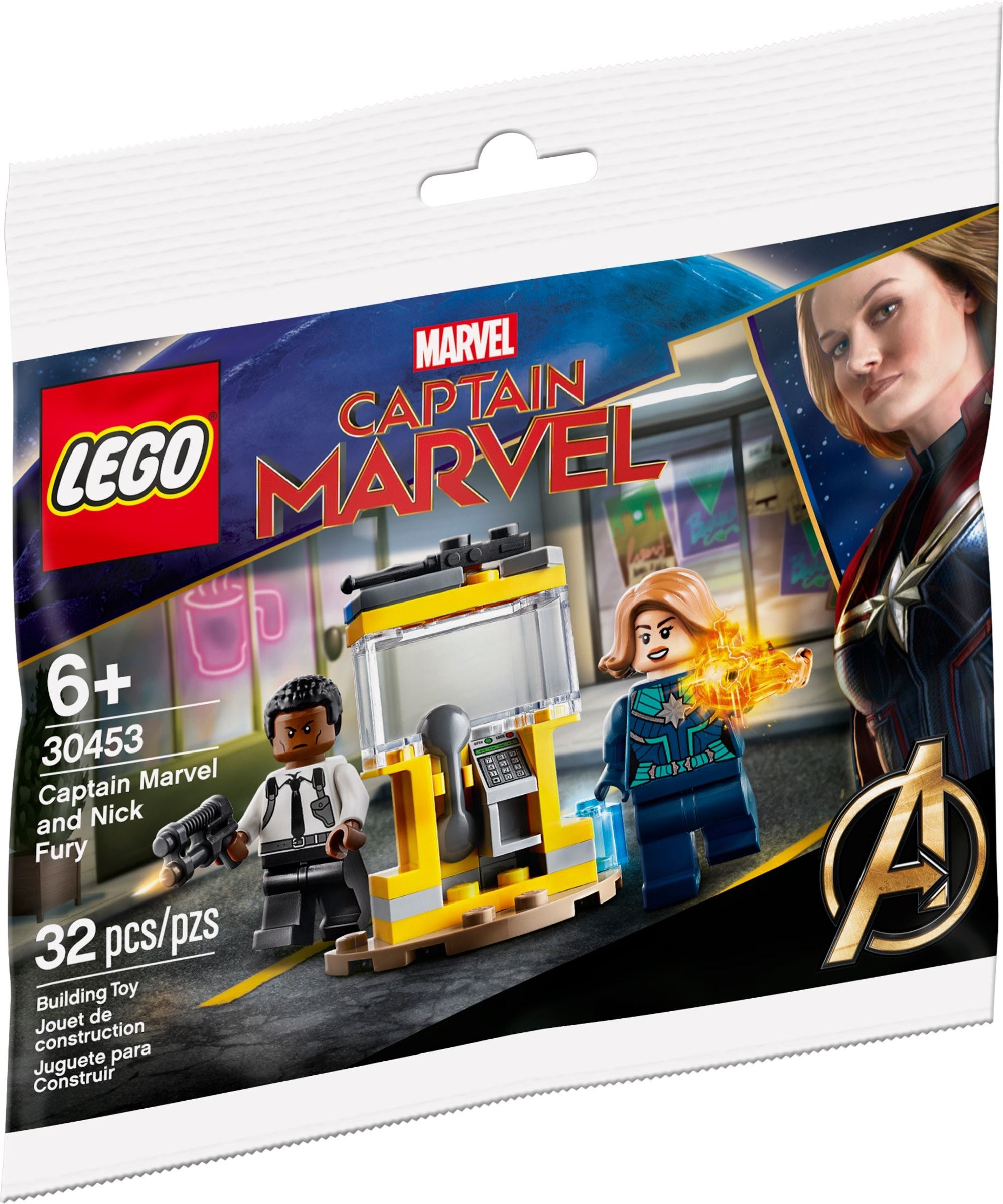 Captain Marvel and Nick Fury