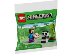 Steve and Baby Panda LEGO-set afbeelding 2