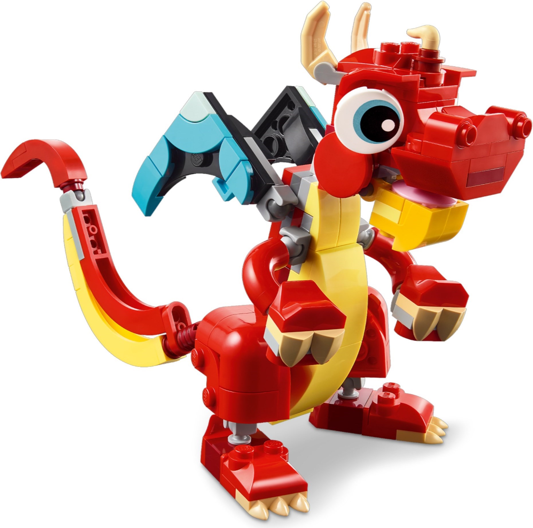 Rode draak LEGO-set afbeelding 2
