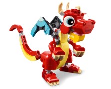 Rode draak LEGO-set afbeelding 2
