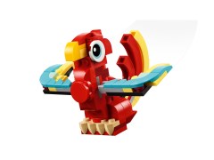 Rode draak LEGO-set afbeelding 4