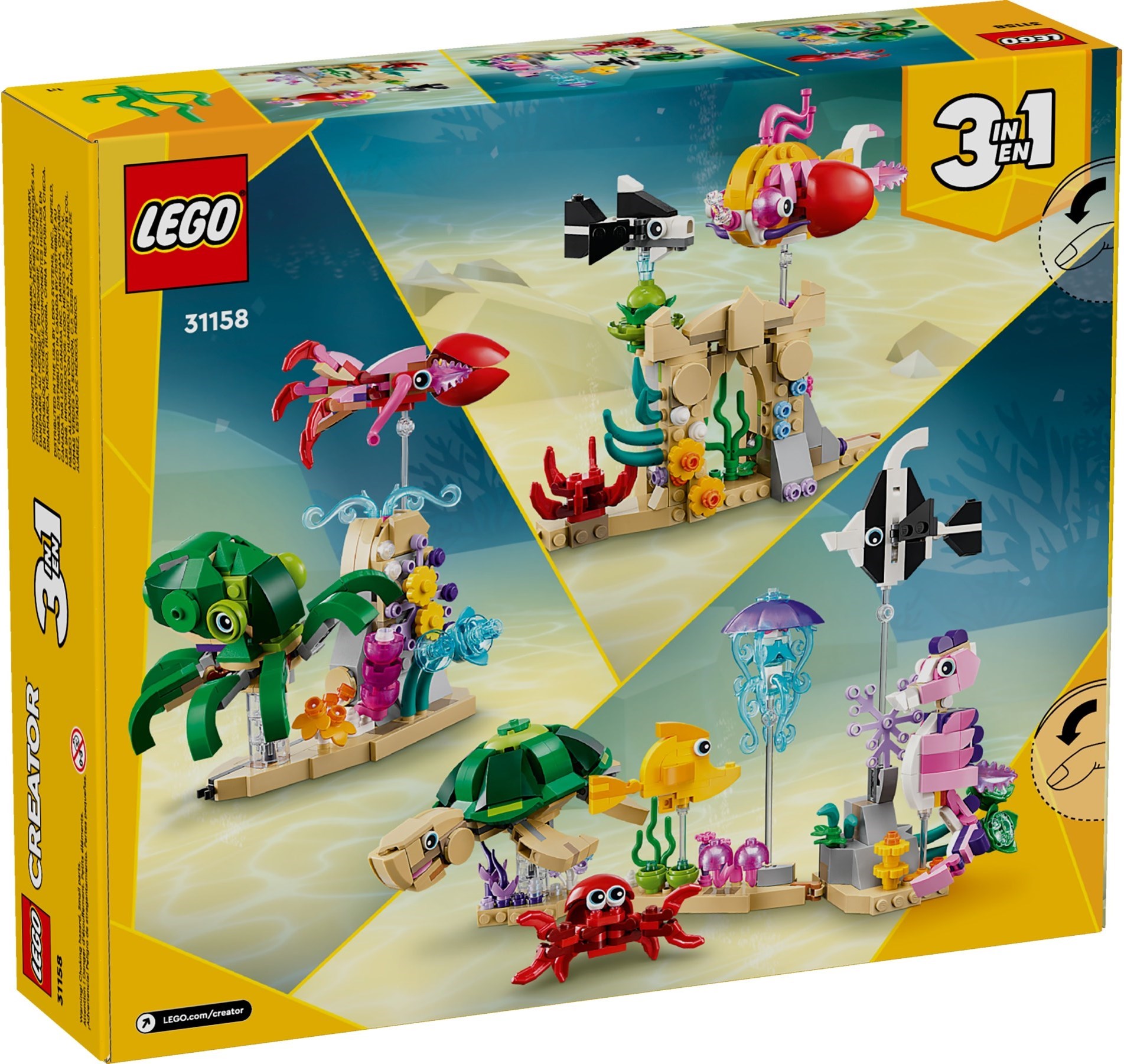 31158 Sea Animals official images | Brickset