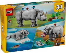 Wild Animals: Majestic Rhino with Birds, zdjęcie 2