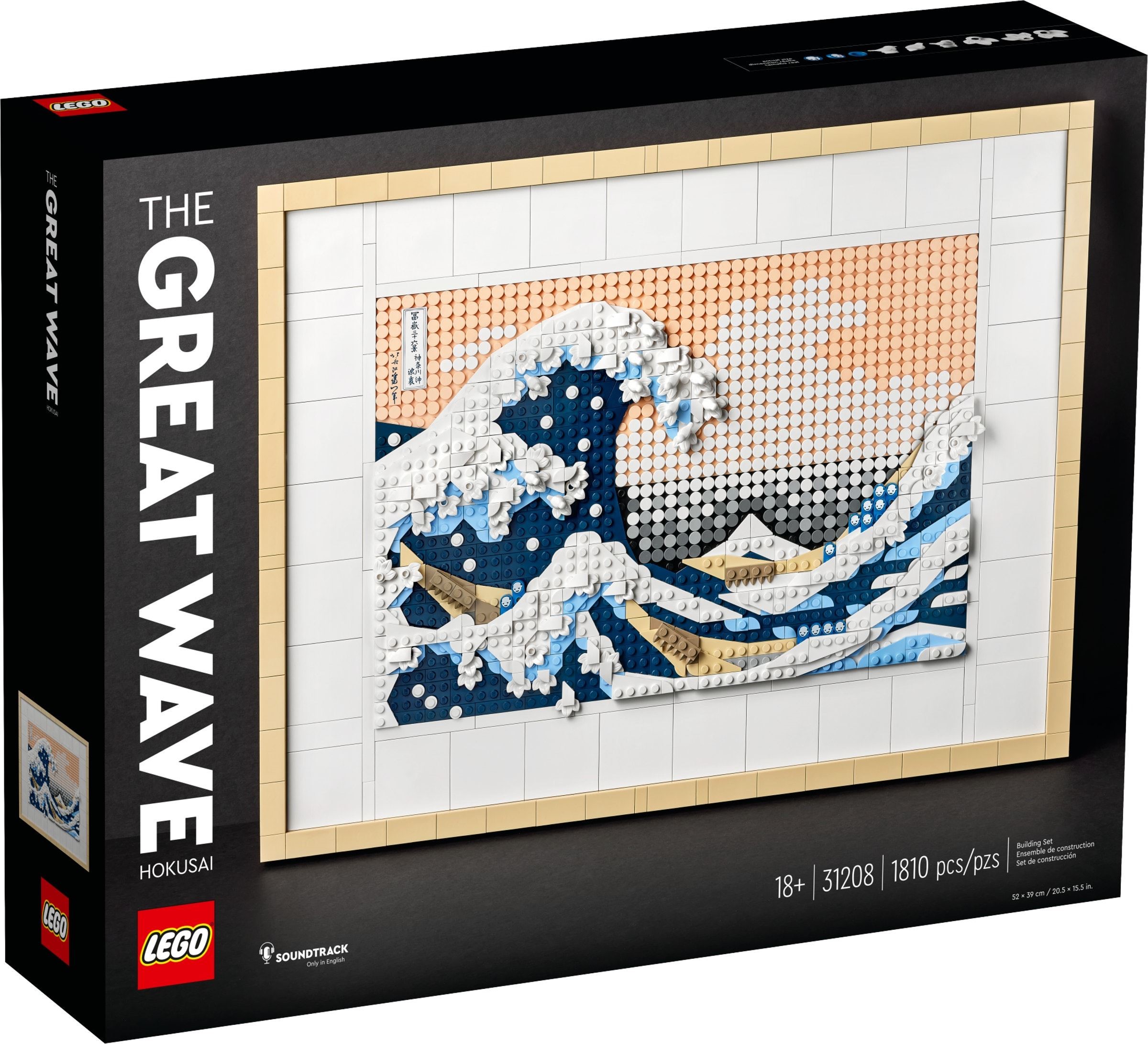 LEGO Hokusai - The Great Wave set 31208