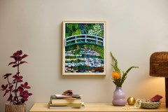 Claude Monet - Brug over een vijver met waterlelies LEGO-set afbeelding 16