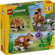 Schattige hamster met bloem LEGO-set afbeelding 2