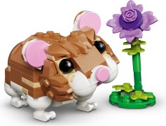 Schattige hamster met bloem LEGO-set afbeelding 4