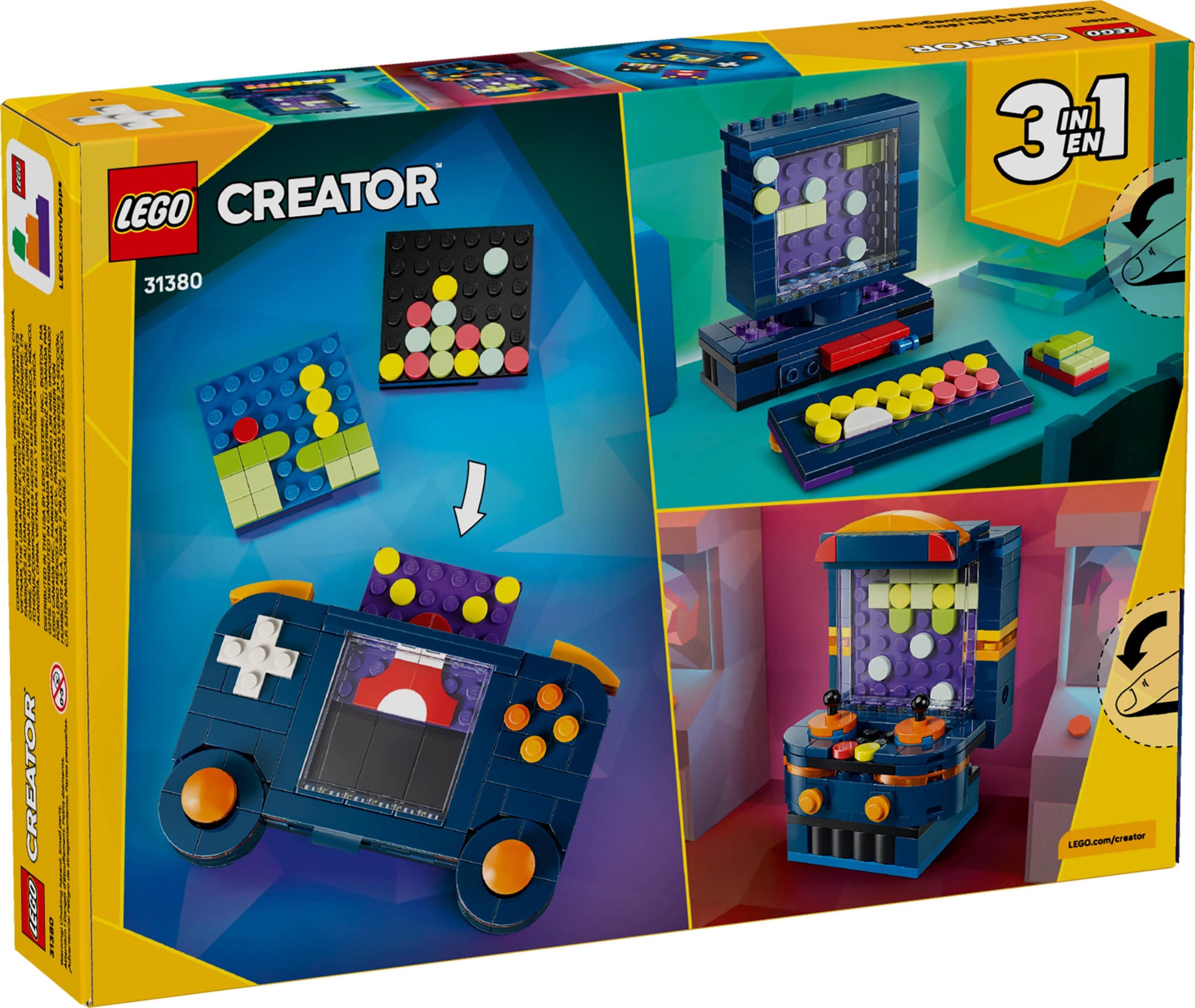 Retro spelcomputer LEGO-set afbeelding 2