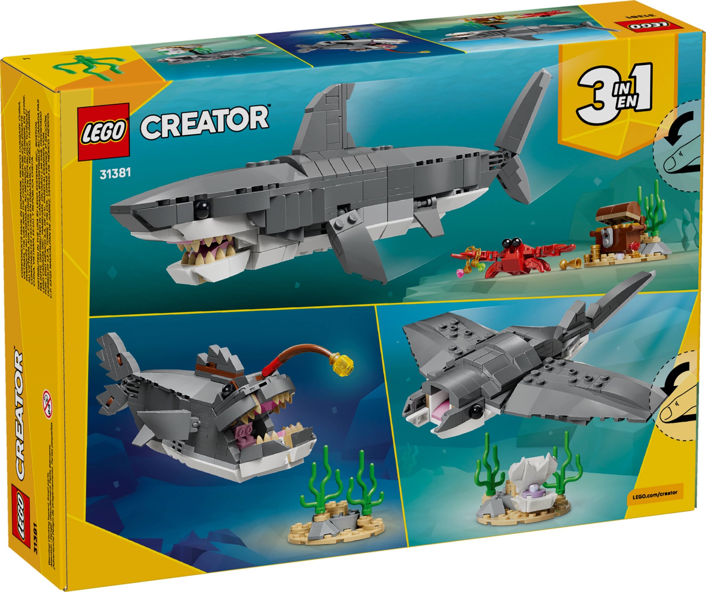 Woeste haai met schatkist LEGO-set afbeelding 2