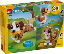 Schattige dieren: speelse puppy LEGO-set afbeelding 2